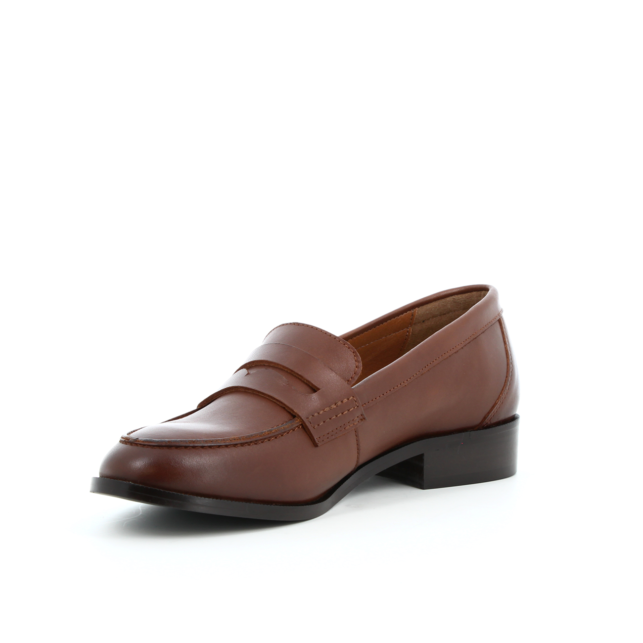 Mocassins en cuir Cascade Cognac