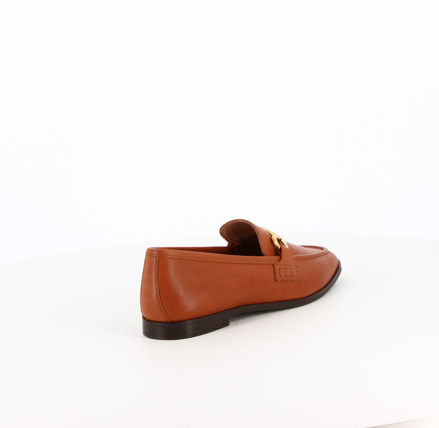 Mocassins en cuir Vague Cognac