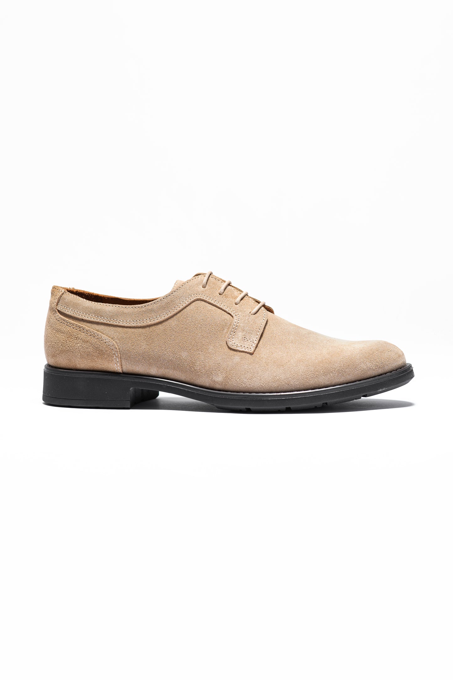 CHRISTOPHER BEIGE SUEDE - DERBY