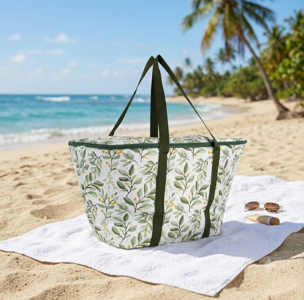 Cooler bag - Pasture White / Green