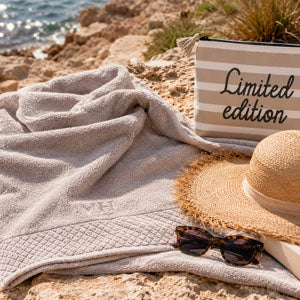Set maxi bath towel + pouch