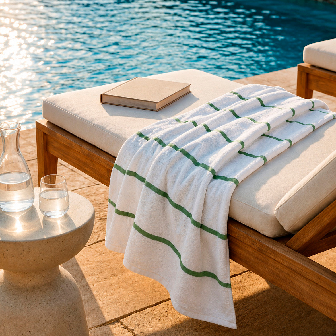 Beach towel cotton - Riviera - 90 x 180 cm