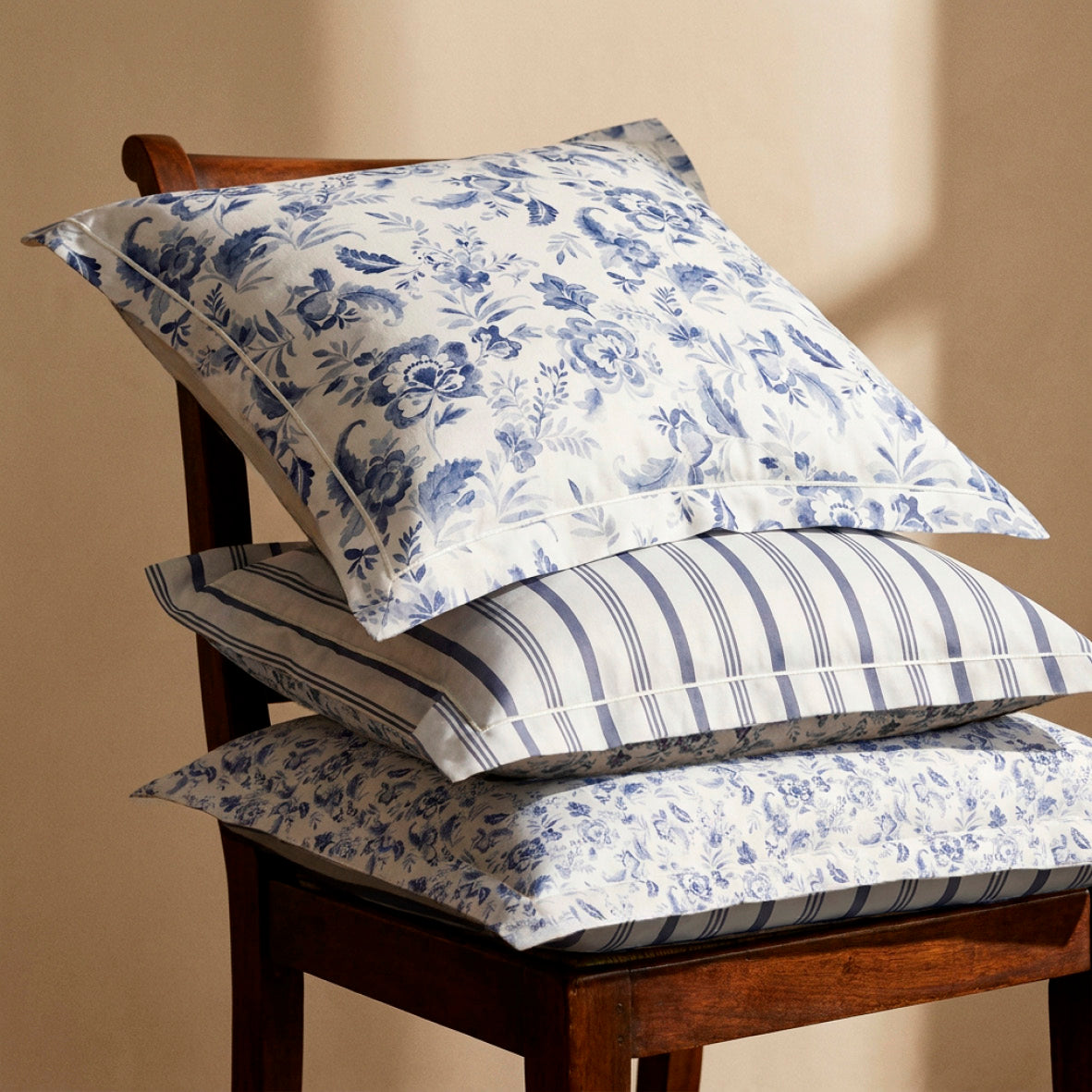 Pillowcase cotton satin - Claire White