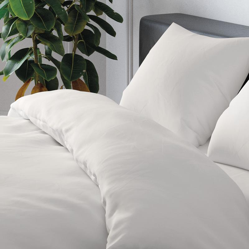 Duvet covers + pillowcase(s) cotton satin - Taupe