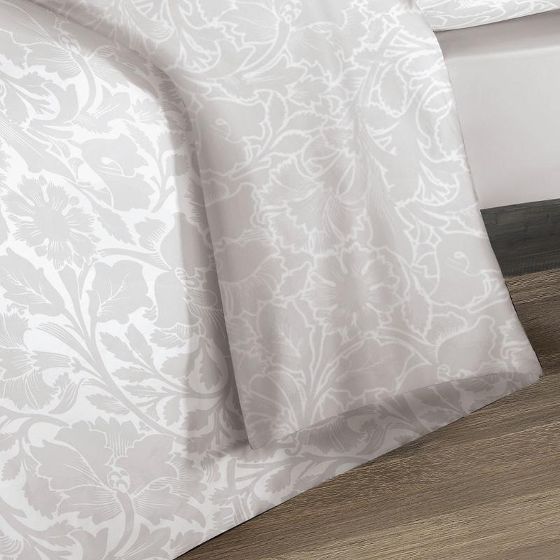 Duvet covers + pillowcase(s) cotton satin - Arabesque Taupe