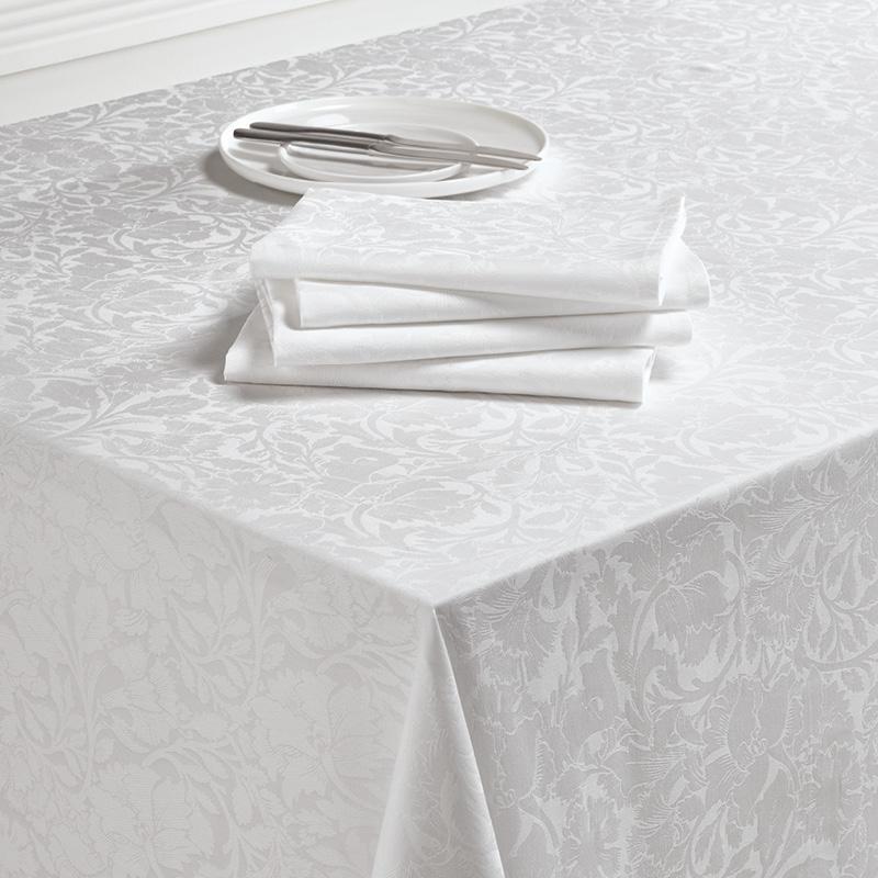 Tablecloth Arabesque White - 170 x 250 cm