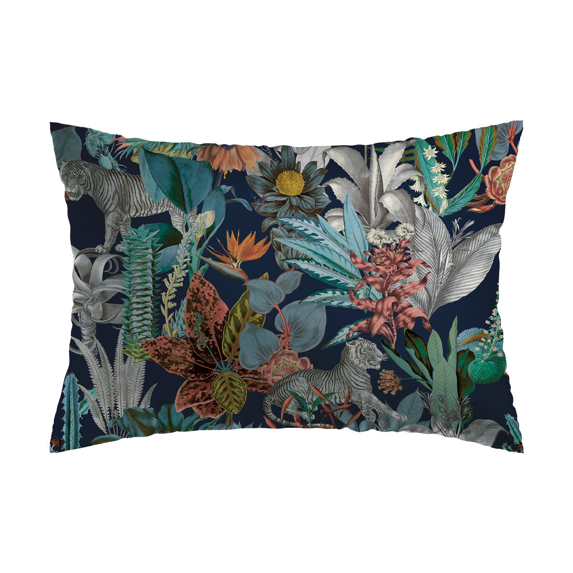 Pillowcase(s) cotton satin - Zanzibar Blue