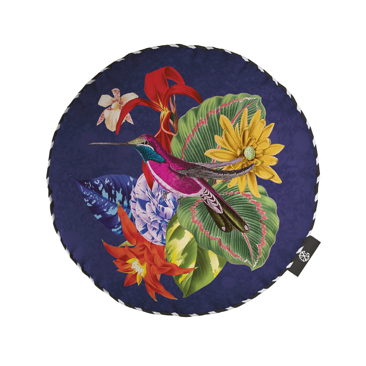 Cushion Jardin Tropical Blue - 45 x 45 cm Ø 45cm