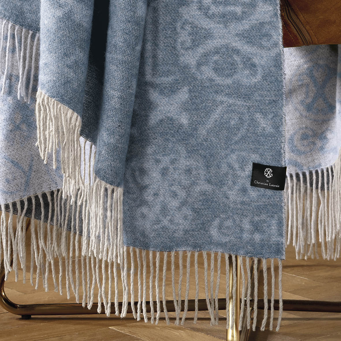 Woven plaid - Signature blue: 130 x 180 cm