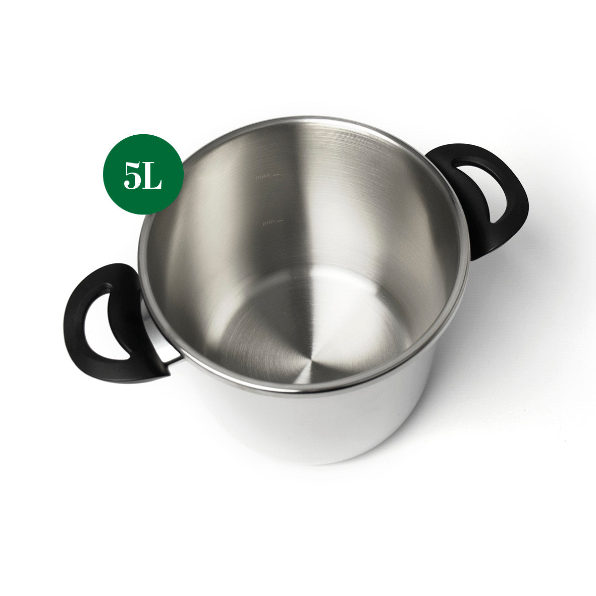 Pressure cooker in stainless steel - Silver 5L