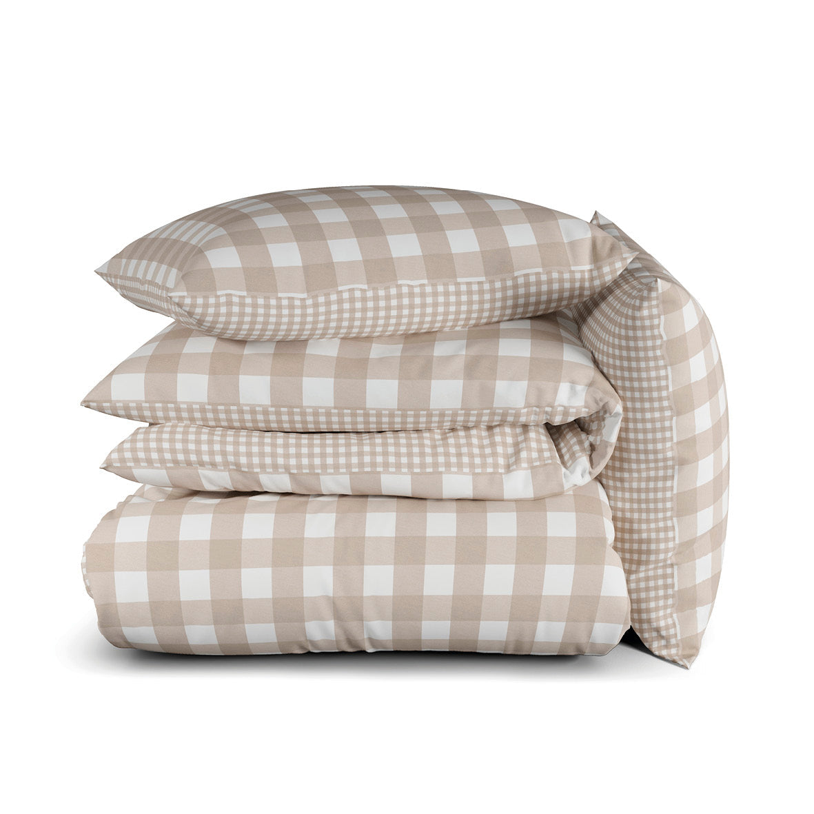 Duvet cover cotton - Vichy Taupe