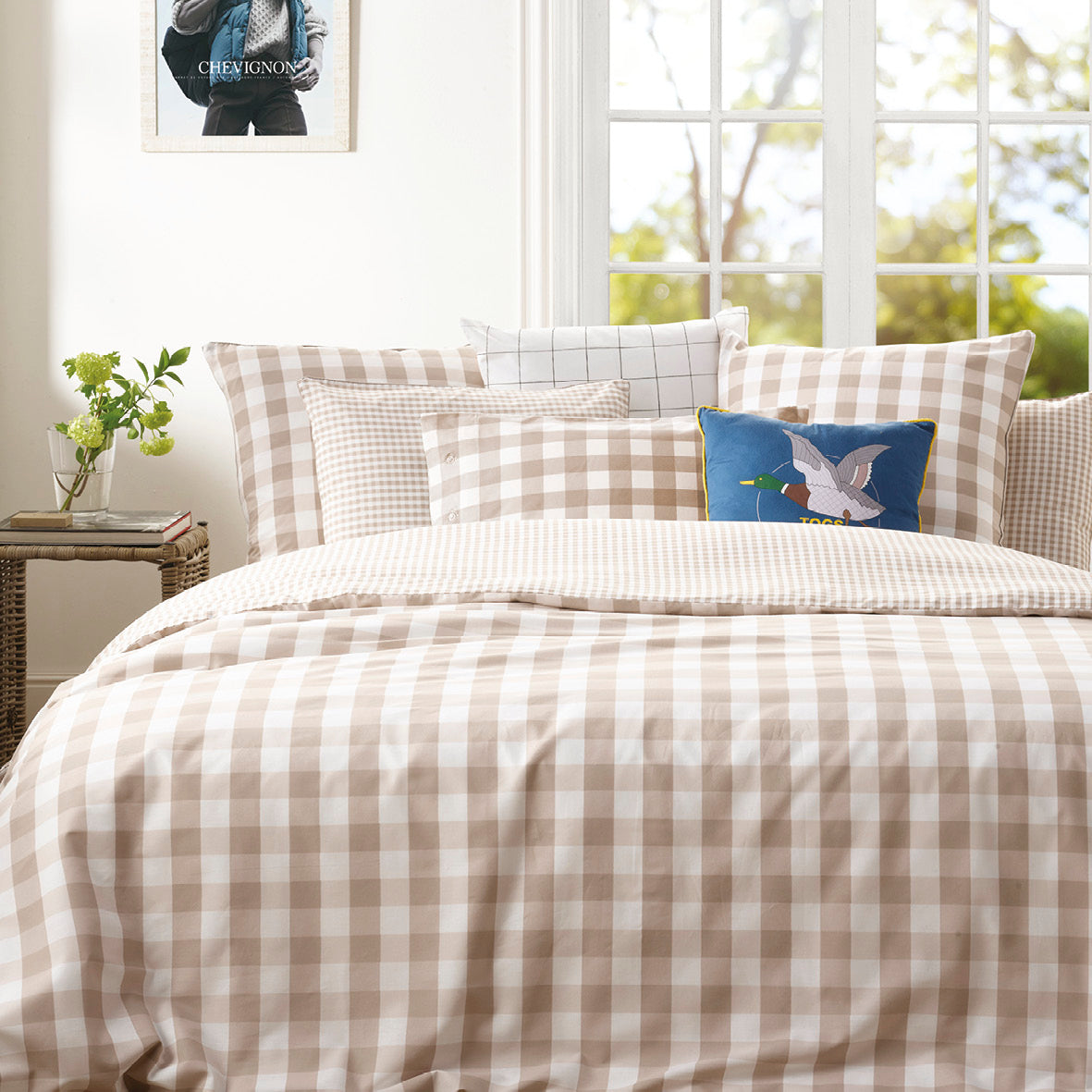 Fitted sheet cotton - Uni Taupe