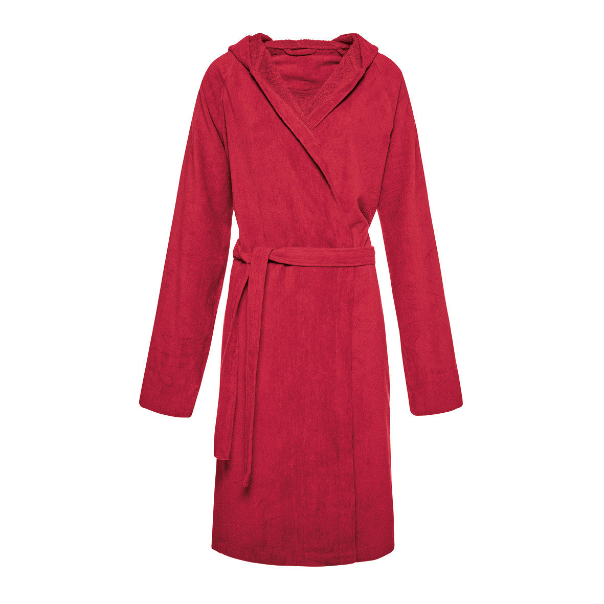 Hooded bathrobe - Burgundy