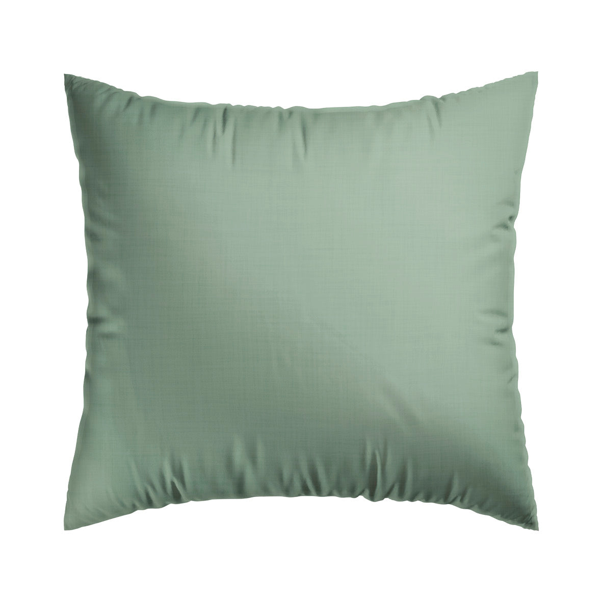 Set of 2 pillowcases washed cotton - Uni Light green