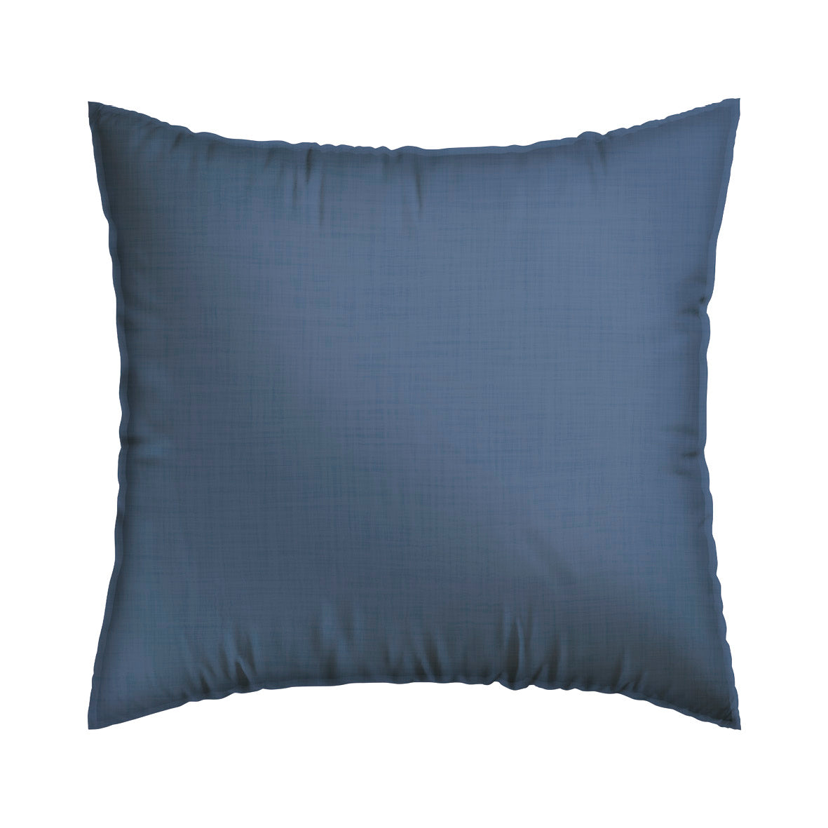 Set of 2 pillowcases washed cotton - Uni Dark blue