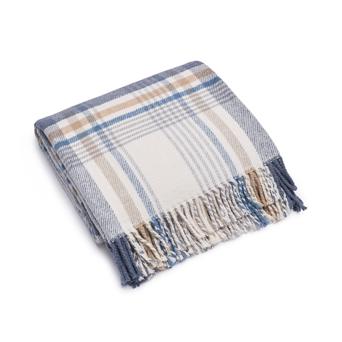 Woven plaid - Tartan Taupe / Light brown