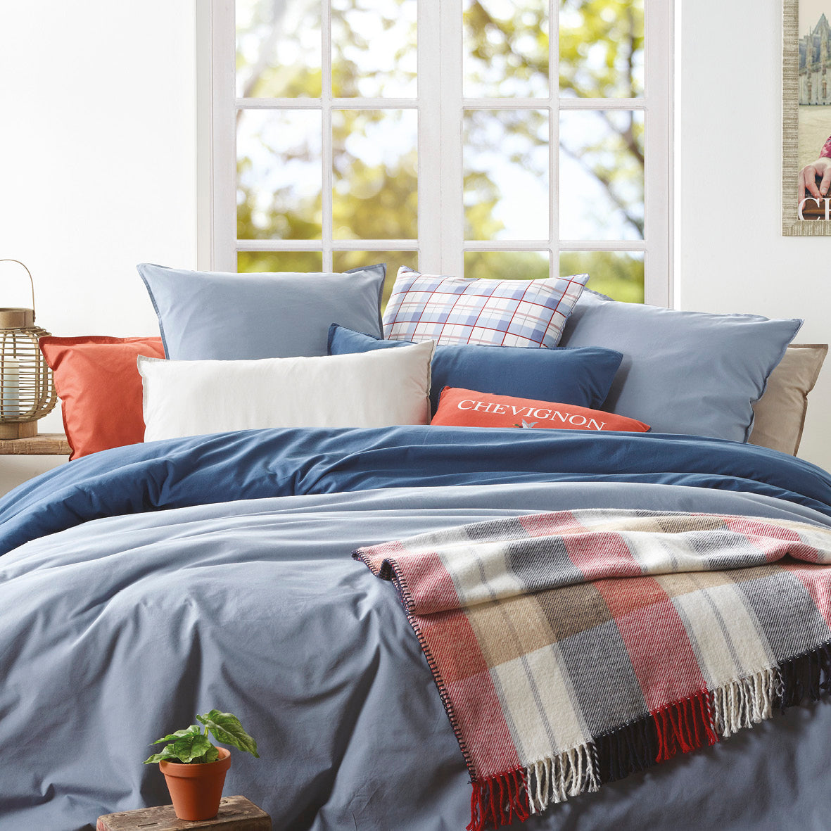 Cushion cover - Chevignon Terracotta