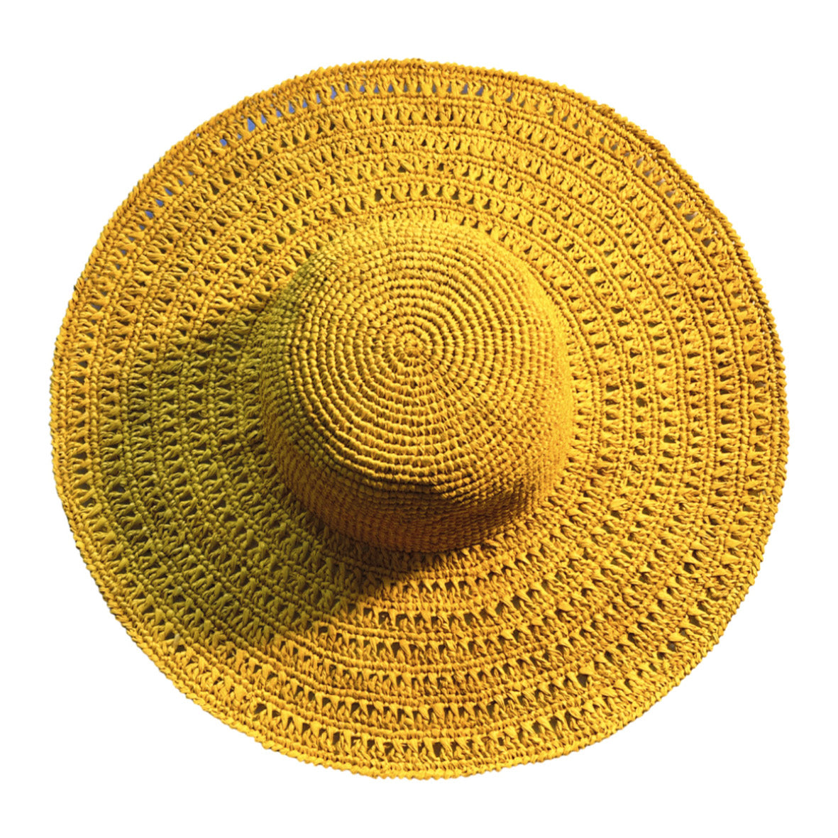 Hat in raffia Zola Natural Yellow