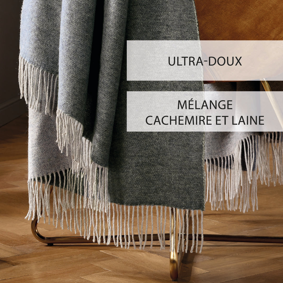 Woven plaid - Dark grey / Light grey