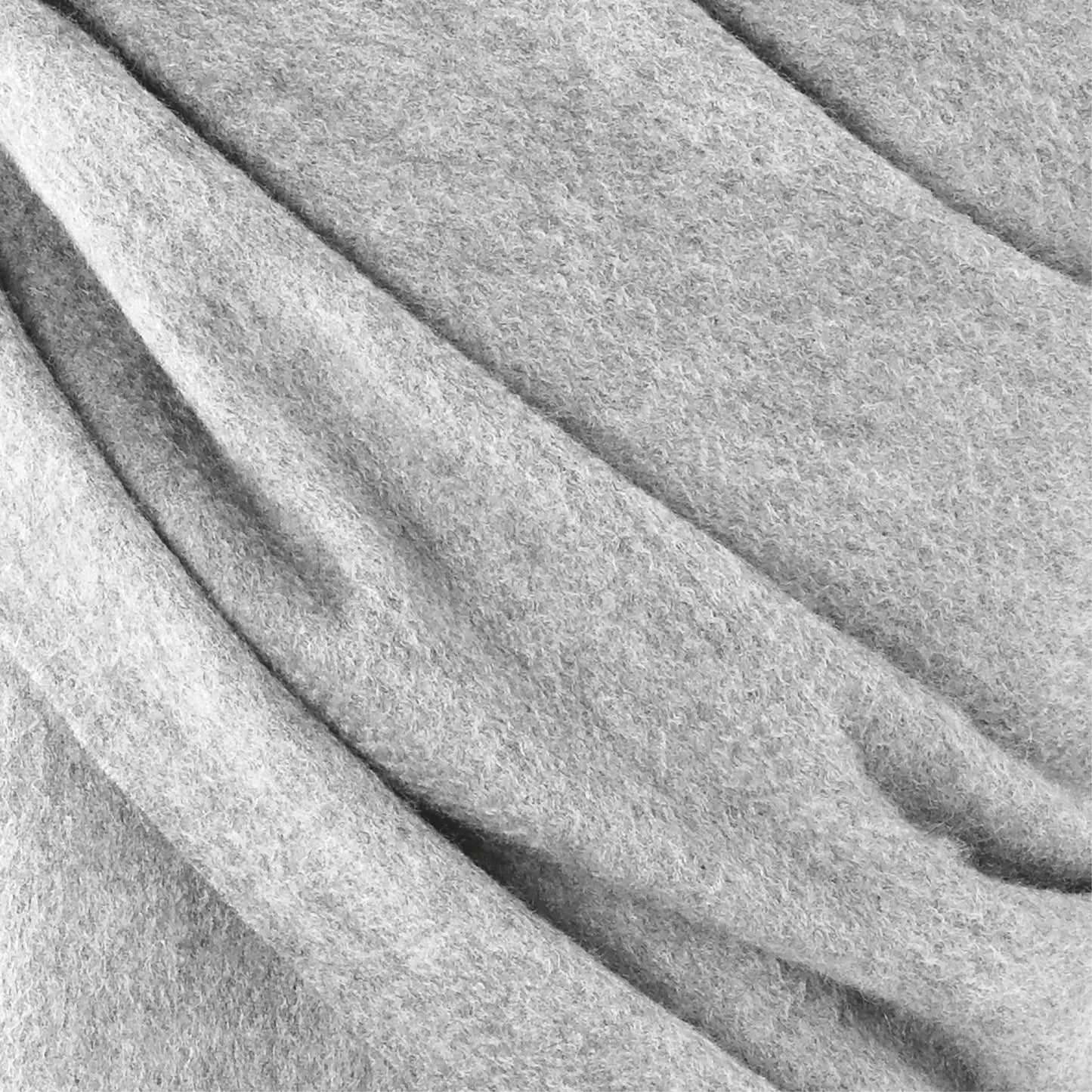 Beanie with pom-pom cashmere - Light grey