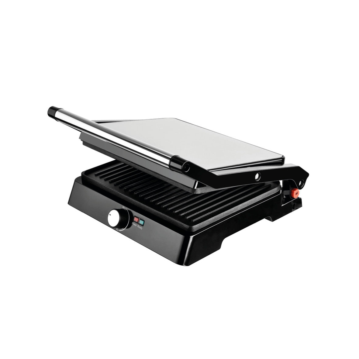 2-in-1 panini grill and plancha - Black / Grey