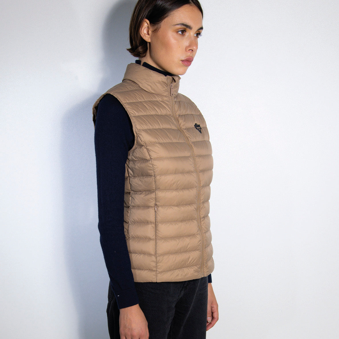 Down bodywarmer Lina - Taupe