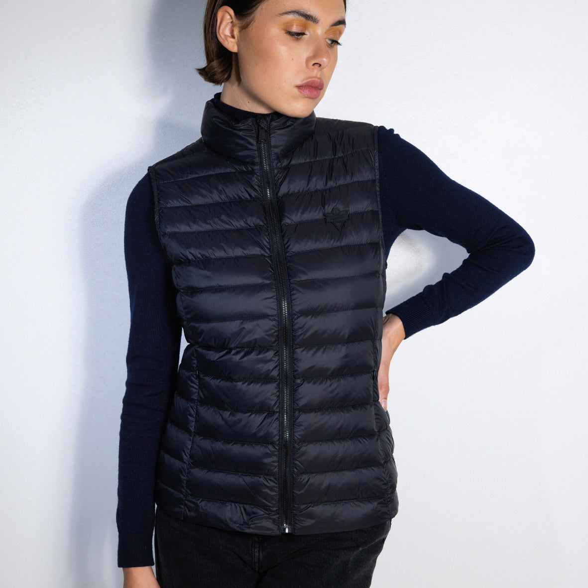 Down bodywarmer Lina - Black