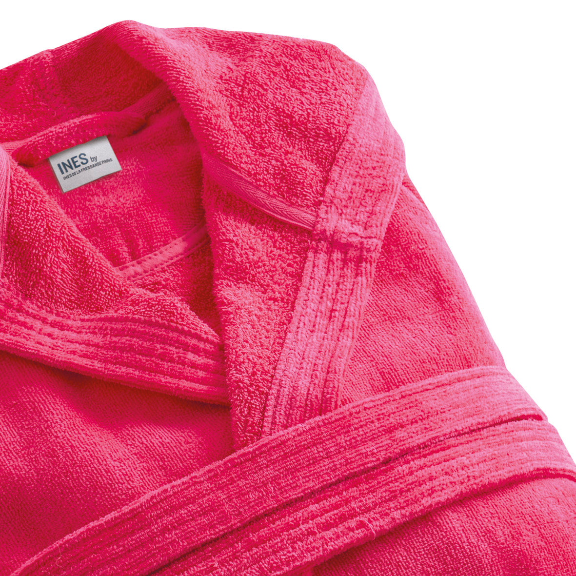 Hooded bathrobe - Fuchsia