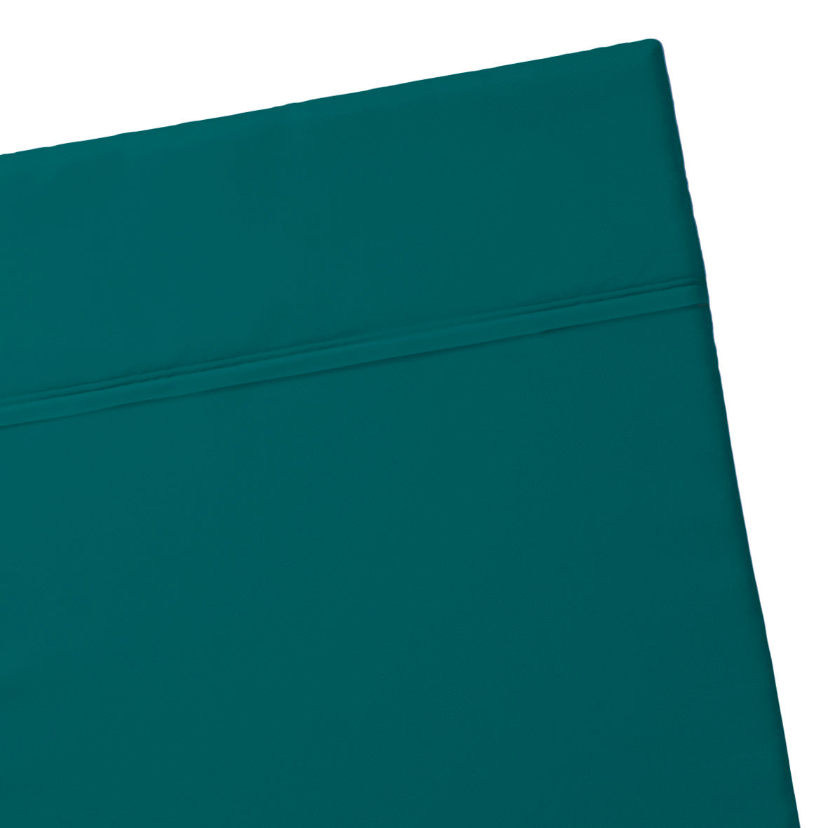 Flat sheet cotton satin Uni Green