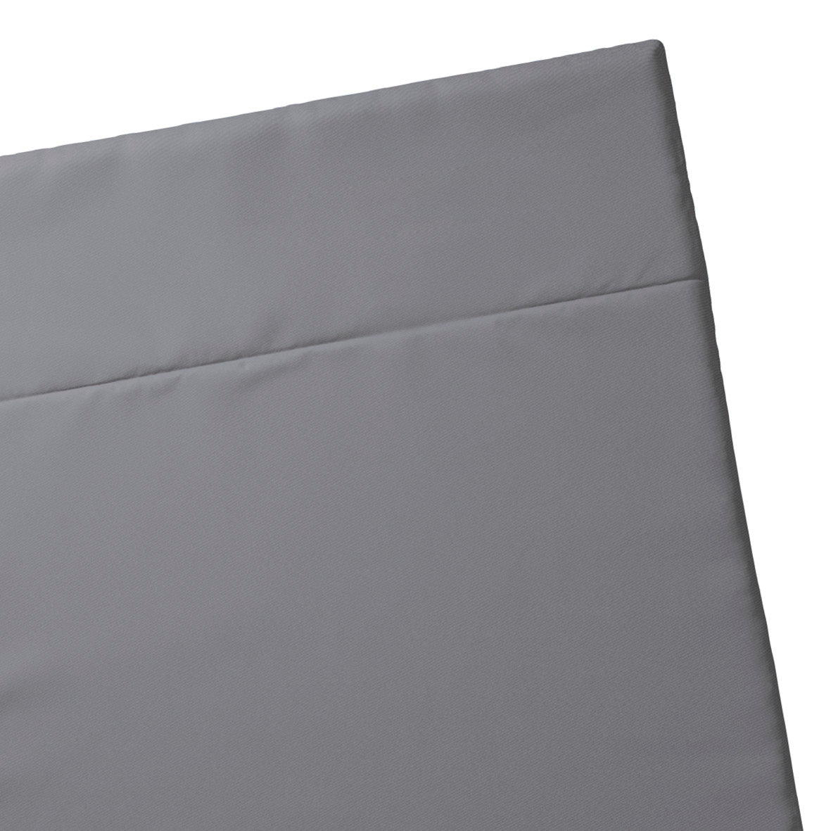Flat sheet cotton satin Uni Light Grey