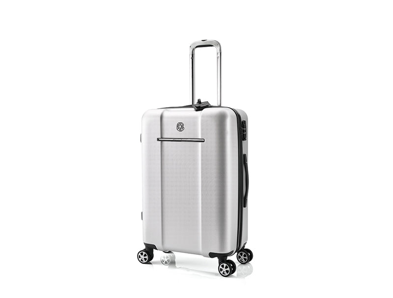 valise alu 3 parties avec roulettes 65x43x22 sibel 0150431