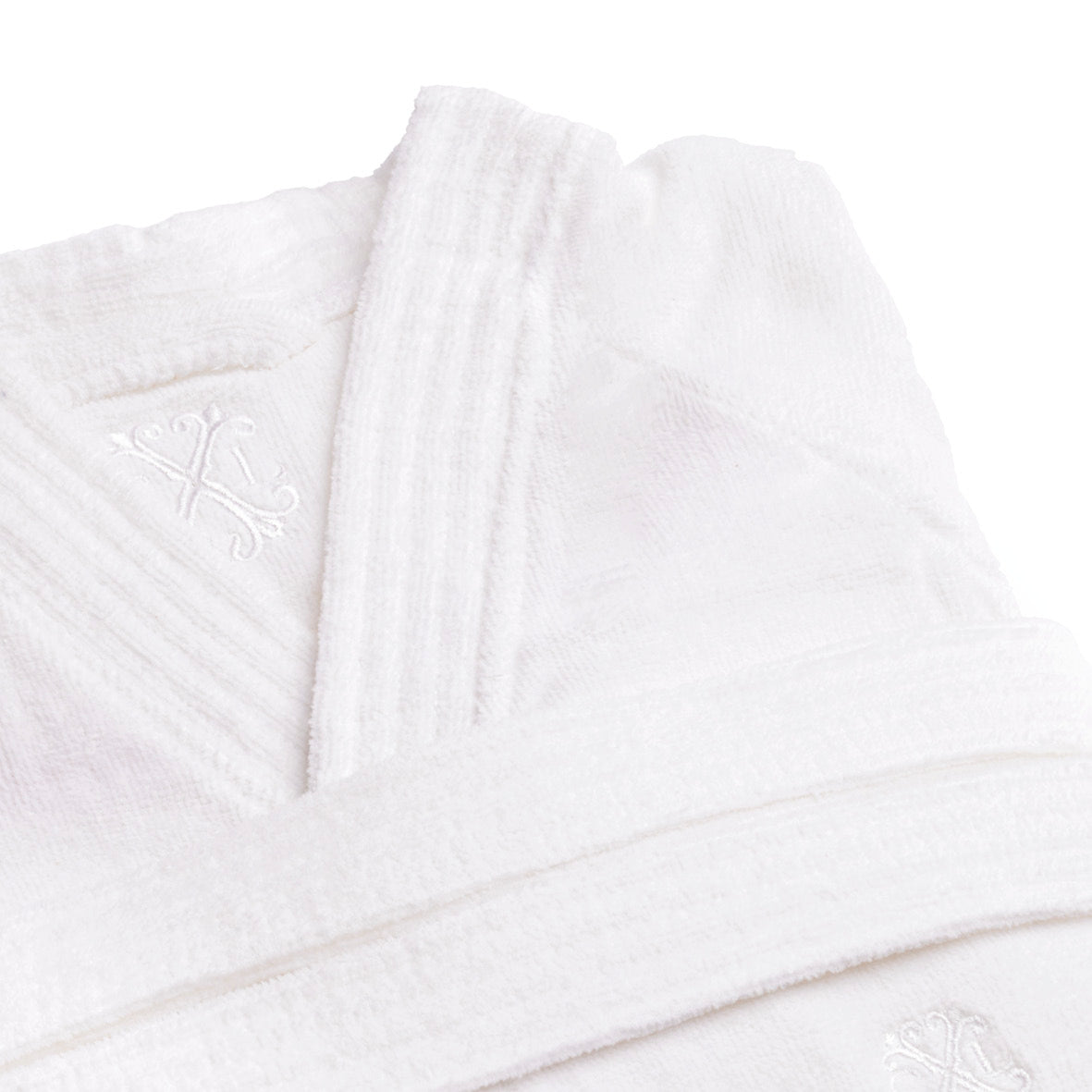 Bathrobe with shawl collar - Ecru