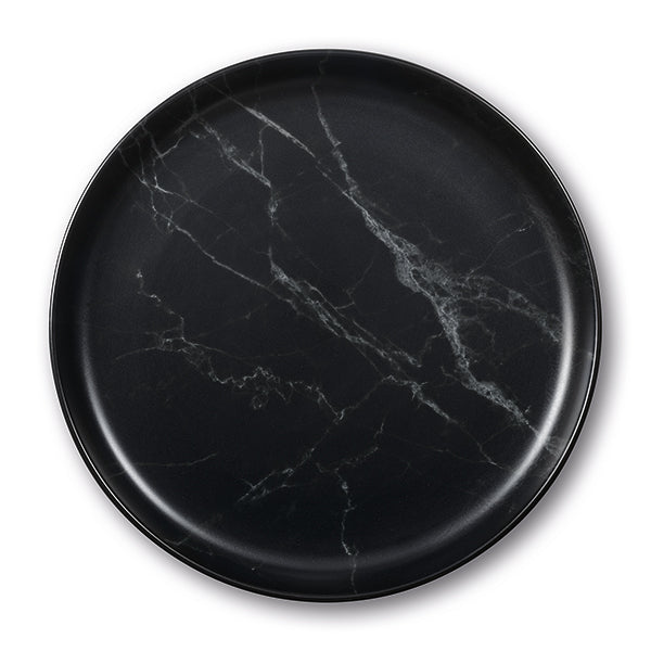 Calido large serving dish 34cm - Black marble - hot