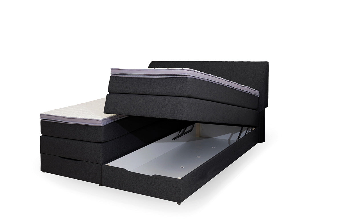 Boxspring with storage Galaxy Black