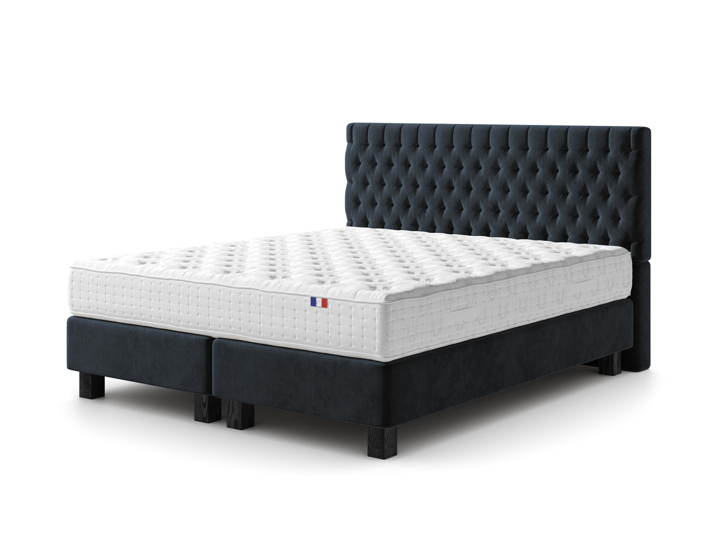 Boxspring Chesterfield Night blue