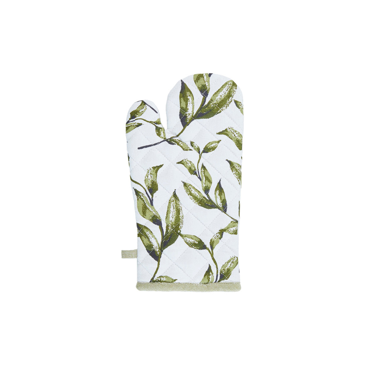 Set of apron, oven mitt and potholder Natur'elle White - 60 x 90 cm + 17 x 32 cm + 20 x 20 cm