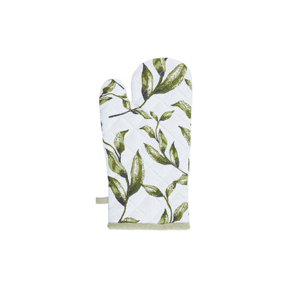 Set of apron, oven mitt and potholder Natur'elle White - 60 x 90 cm + 17 x 32 cm + 20 x 20 cm