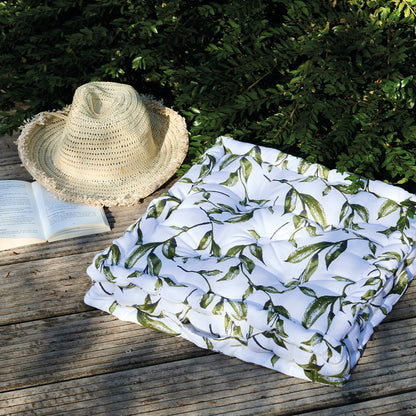 Floor cushion Natur'elle White - 45 x 45 x 10 cm