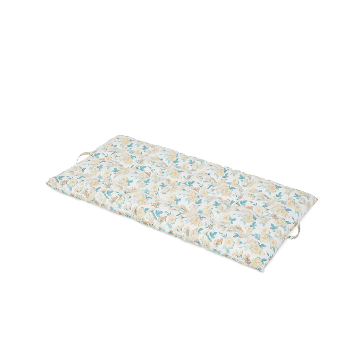 Floor mattress Calme floral White - 60 x 120 x 4 cm