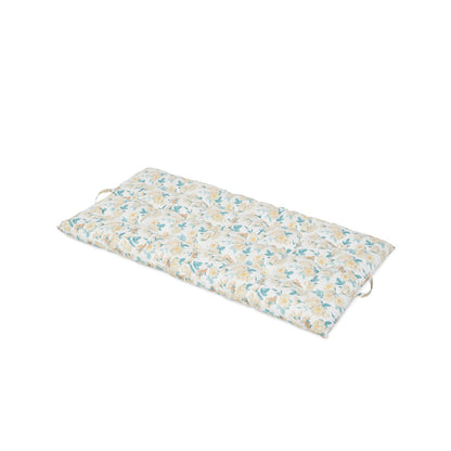 Floor mattress Calme floral White - 60 x 120 x 4 cm