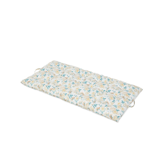 Floor mattress Calme floral White - 60 x 120 x 4 cm