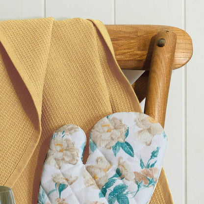 Set of 3 kitchen towels Uni Yellow - 50 x 70 cm