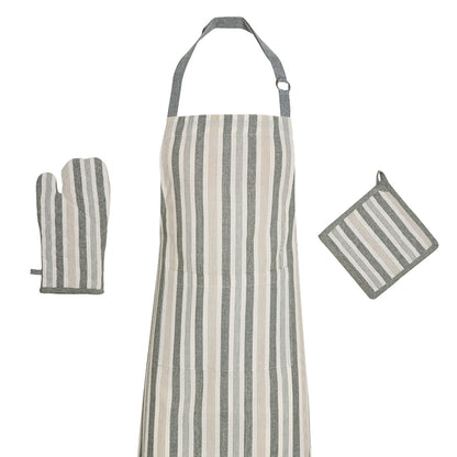 Set of apron, oven mitt and potholder  Arthur Green - 60 x 90 cm + 17 x 32 cm + 20 x 20 cm