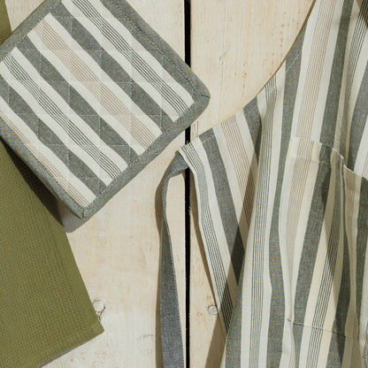 Set of apron, oven mitt and potholder  Arthur Green - 60 x 90 cm + 17 x 32 cm + 20 x 20 cm