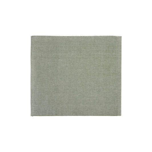 Set of 4 placemats Chambray Dark green - 40 x 35 cm