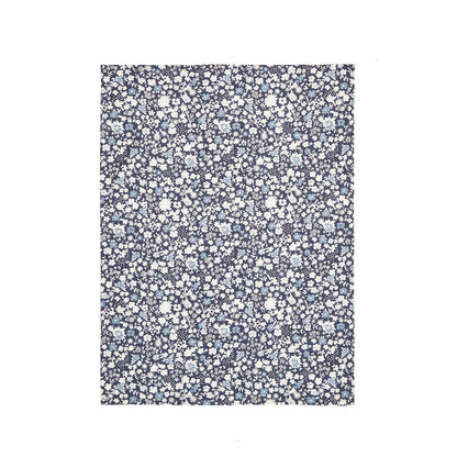 Set of 3 kitchen towels Fleurs de nuit Dark blue - 50 x 70 cm