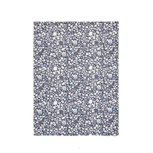Set of 3 kitchen towels Fleurs de nuit Dark blue - 50 x 70 cm