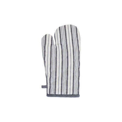 Set of apron, oven mitt and potholder Nina Blue - 60 x 90 cm + 17 x 32 cm + 20 x 20 cm