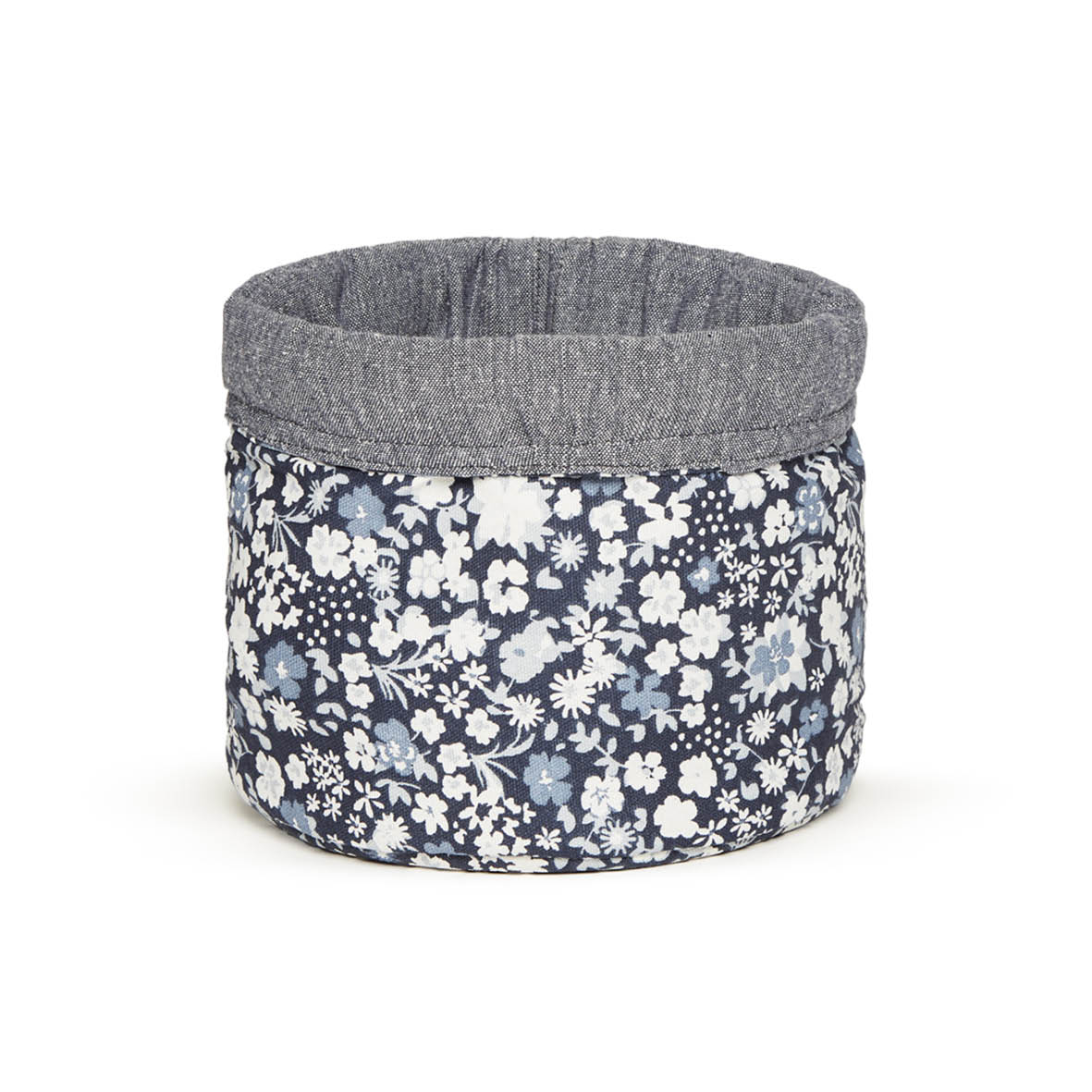Bread basket Fleurs de nuit Dark blue - 20 x 21 cm