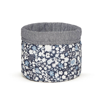 Bread basket Fleurs de nuit Dark blue - 20 x 21 cm